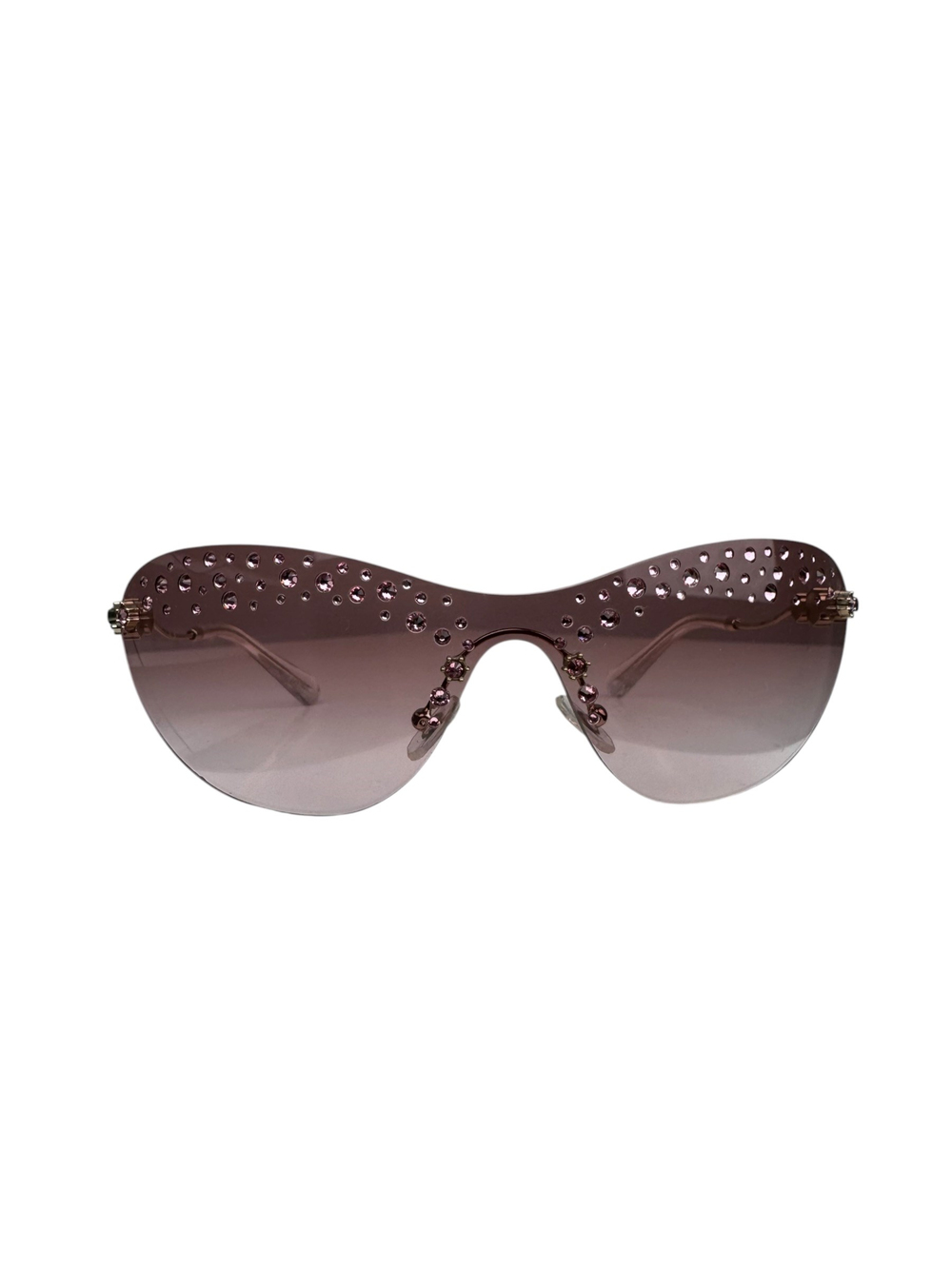 SWAROVSKI PINK CRYSTAL EMBELLISHED SUNGLASSES