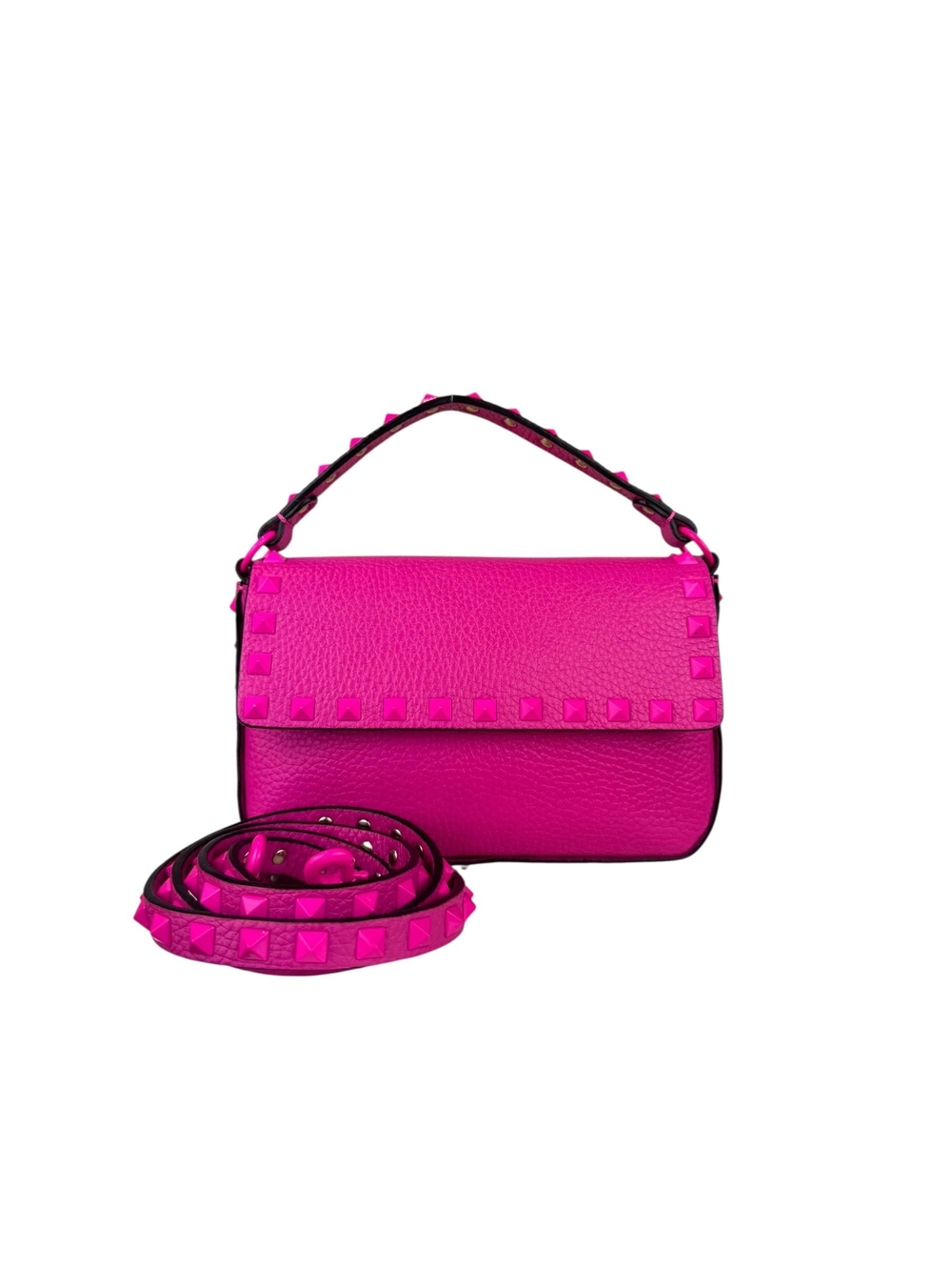 VALENTINO PINK RPCKSTUD MINI BAG