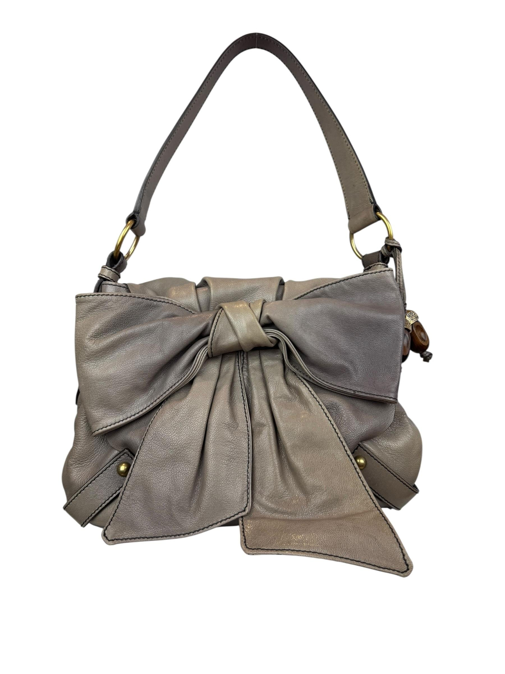 YVES SAINT LAURENT RIBBON SHOULDER BAG