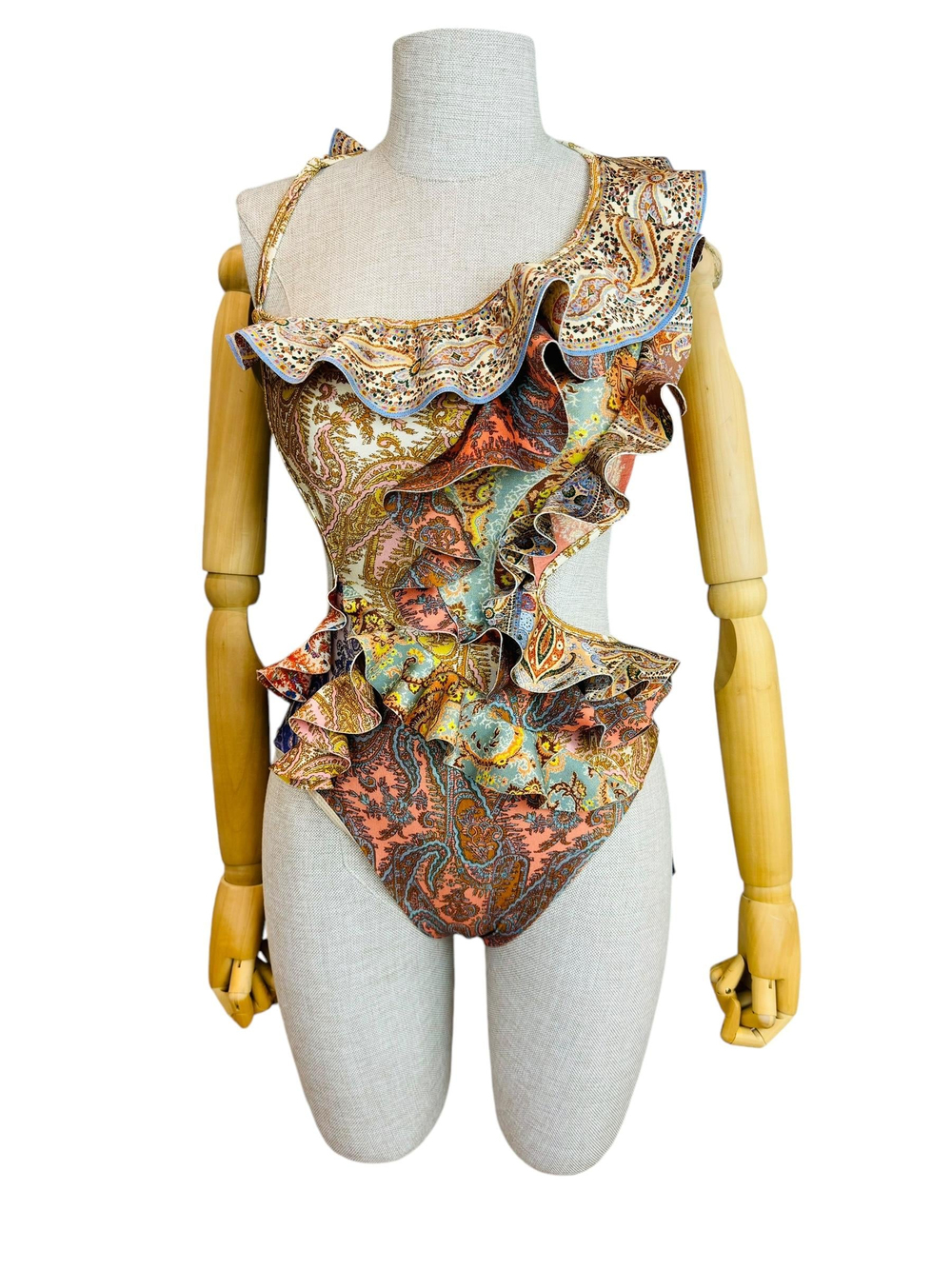 ZIMMERMANN CUT OUT FRILL MAYO