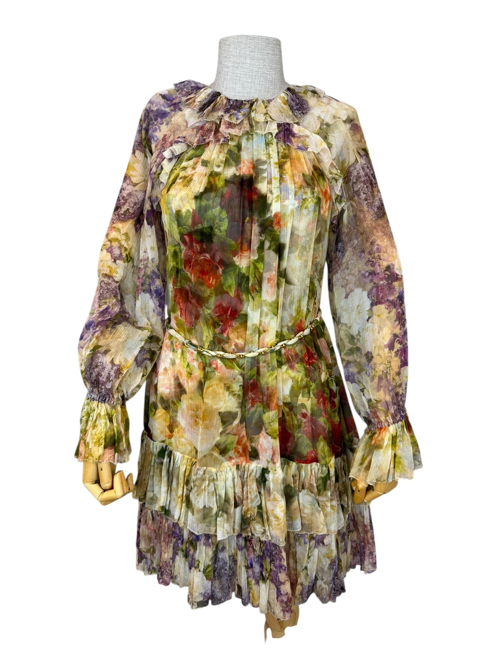 ZIMMERMANN SILK FLORAL DRESS