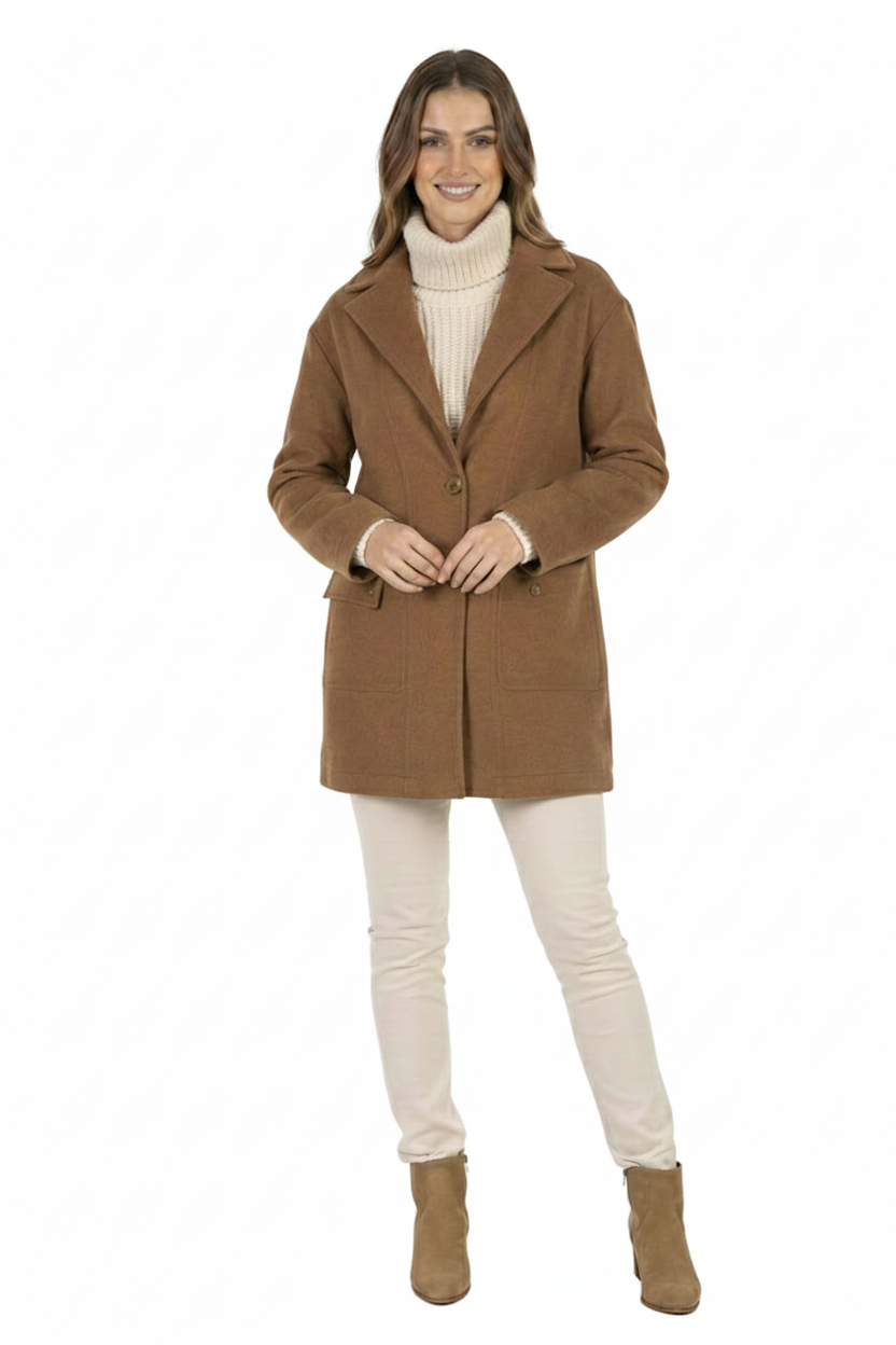 BLUCeket / MontBLU Oversize Kapaklı Cep Ceket