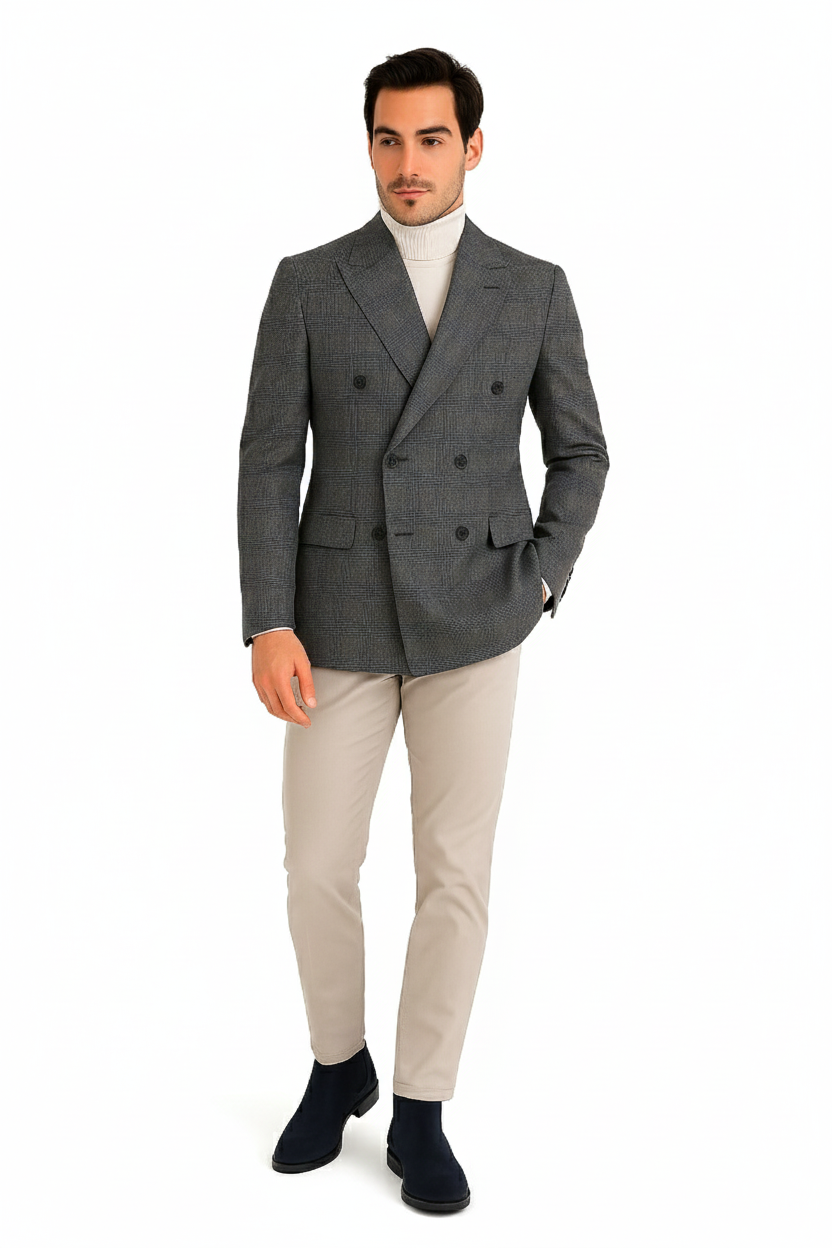 BLUCeketBLU Klasik Kruvaze Ceket