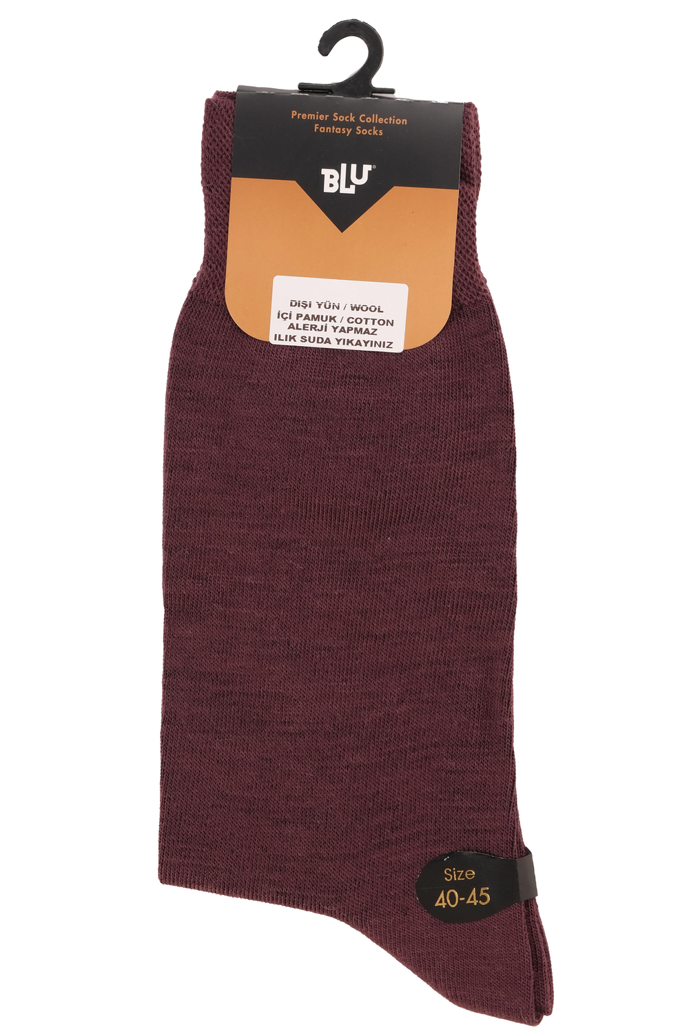 BLUÇorapBLU Yün/Pamuk Çorap
