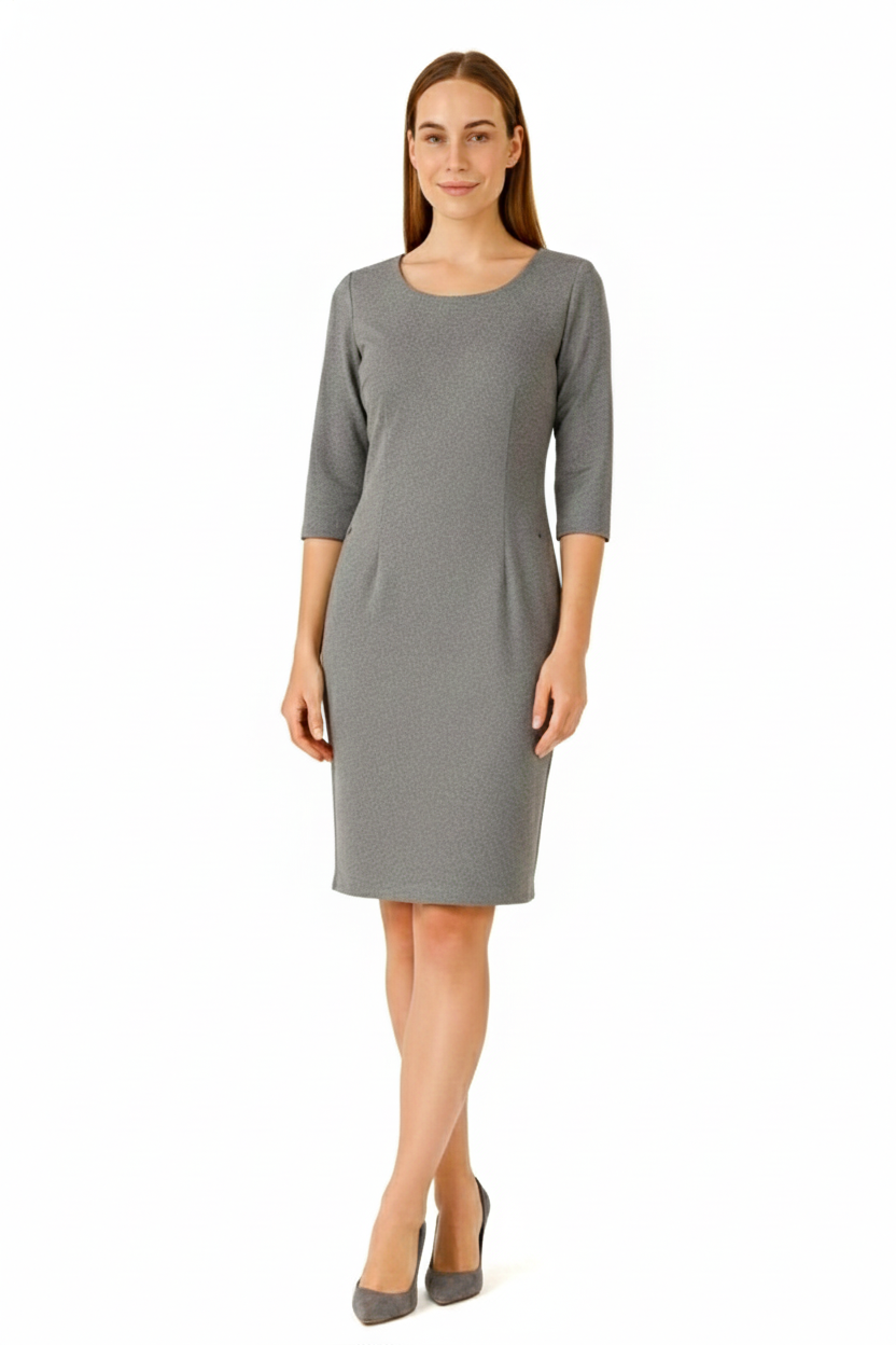 BLUElbiseBLU Açık Sıfır Yaka Elbise