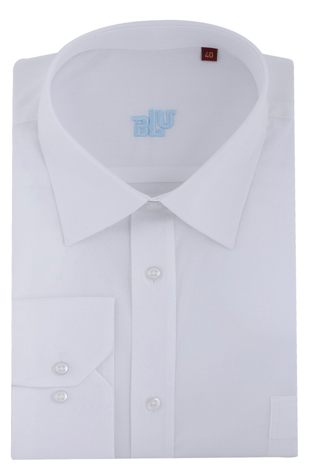 BLUGömlekBLU Kravat Yaka Klasik Gömlek