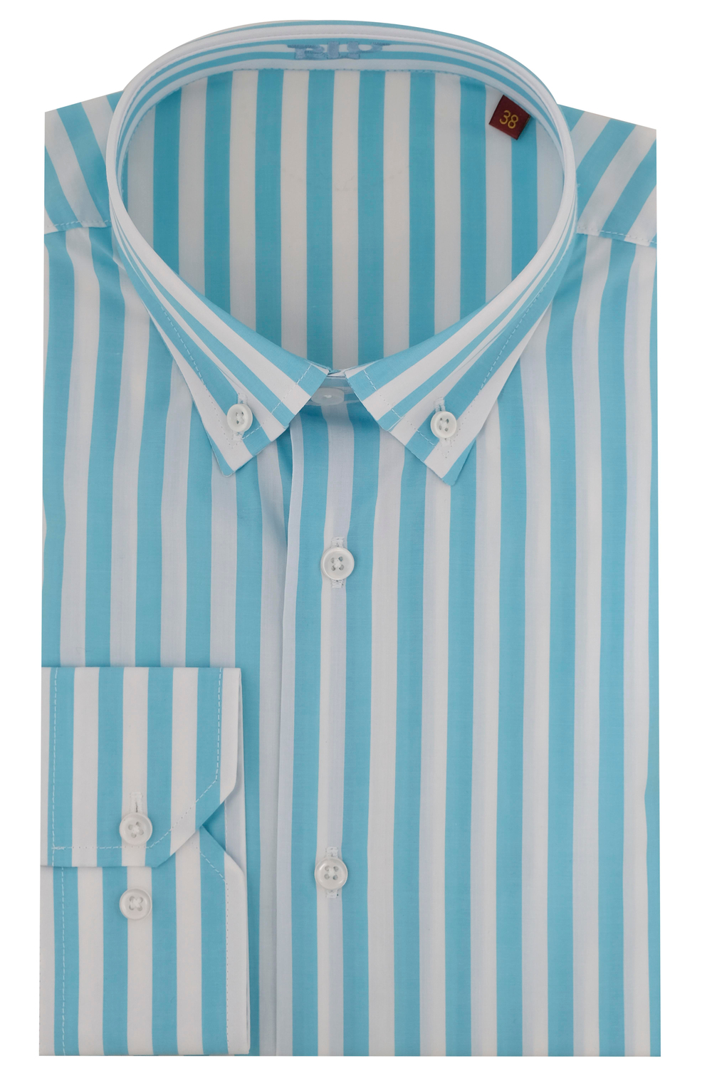 BLUGömlekBLU Üstten Düğmeli Yaka Slim Fit Gömlek