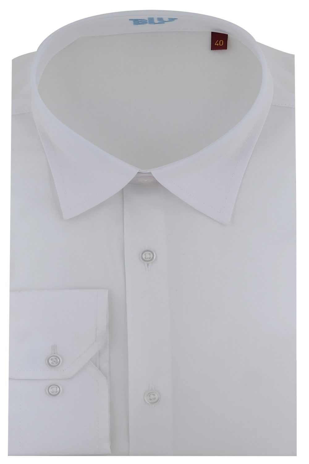 BLUGömlekBLU Yarım İtalyan Alttan Düğmeli Yaka Slim Fit Gömlek