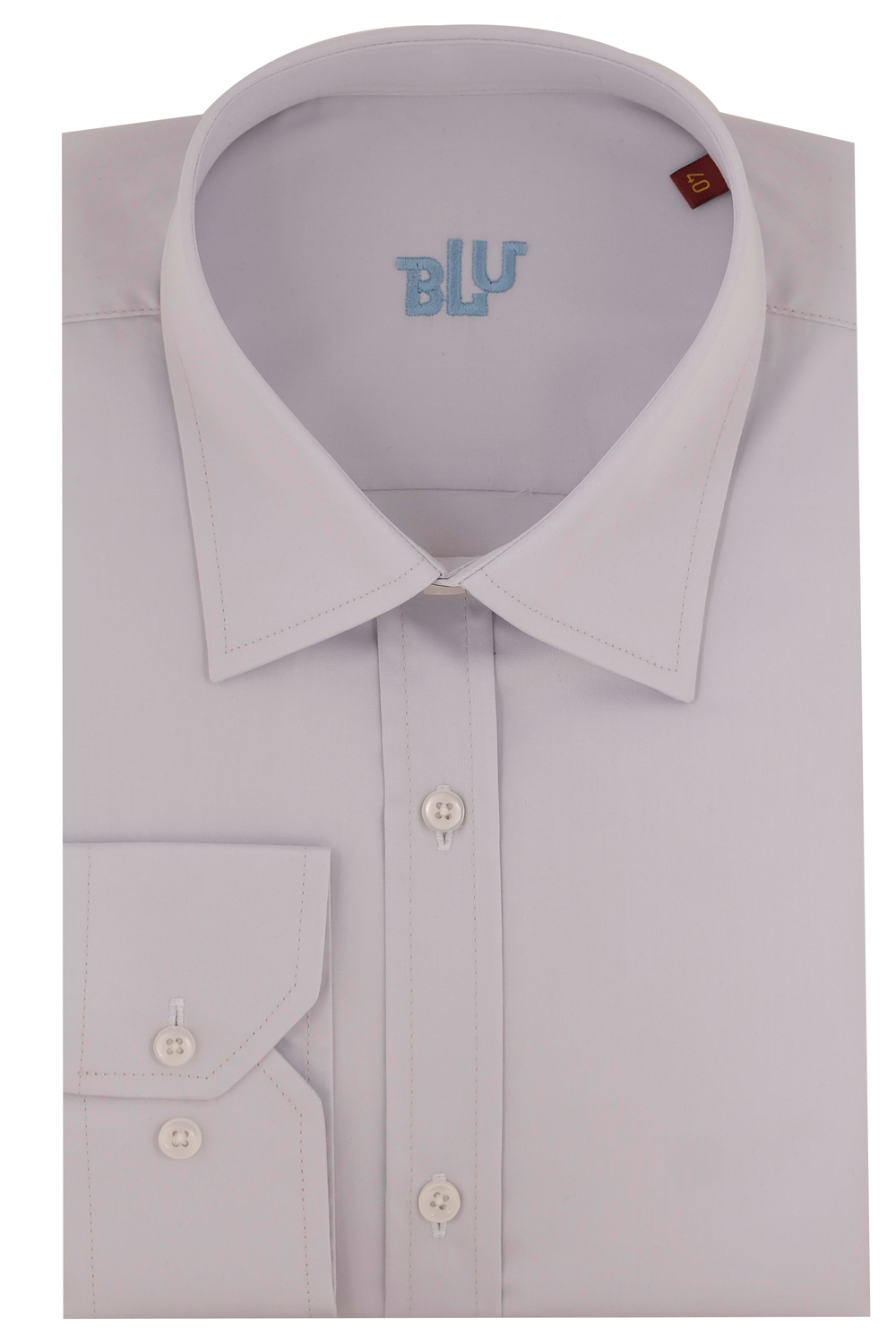 BLUGömlekBLU Yarım İtalyan Yaka Cepsiz UK Gömlek