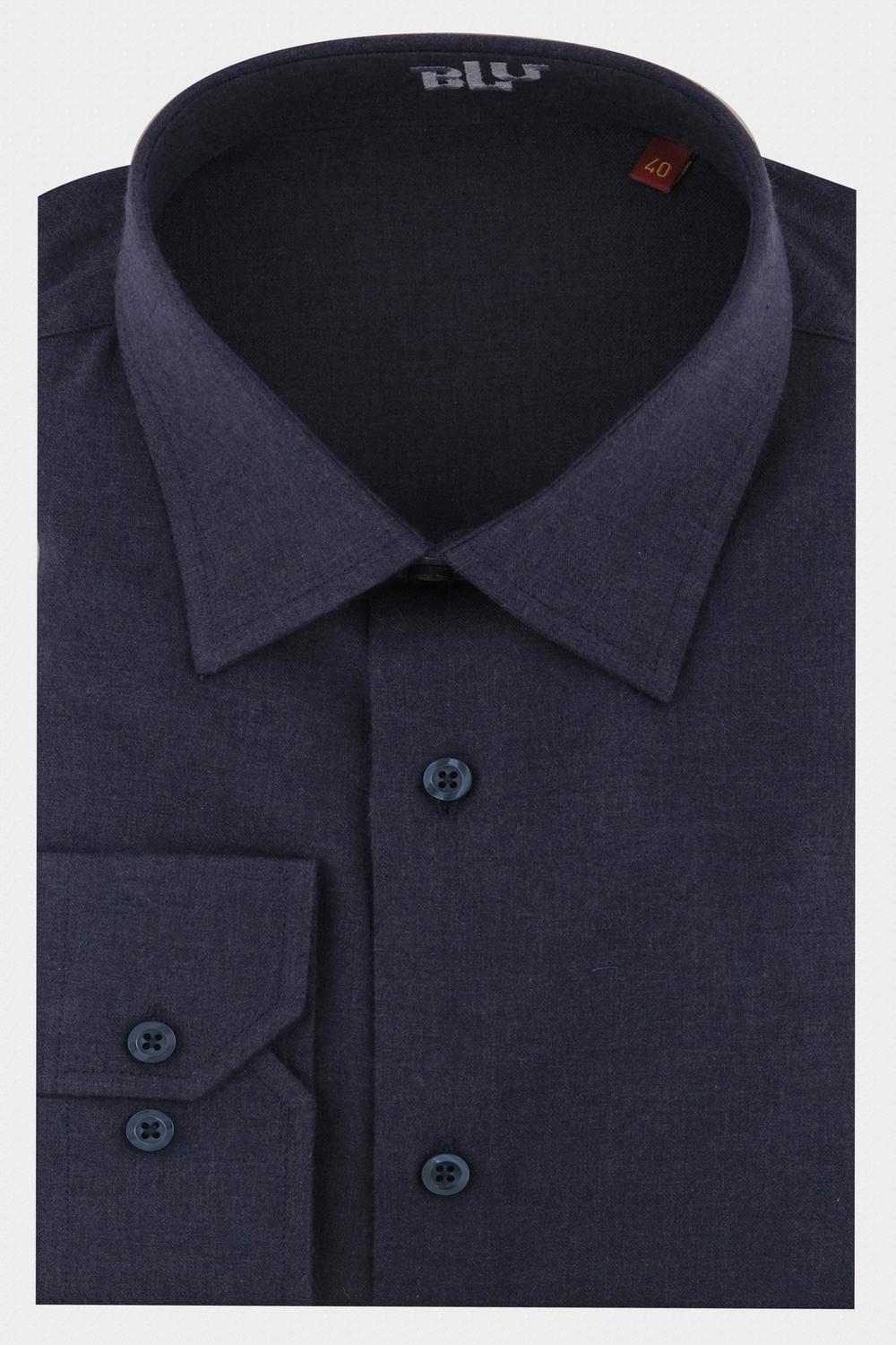 BLUGömlekBLU Yarım Yaka Slim Fit Gömlek