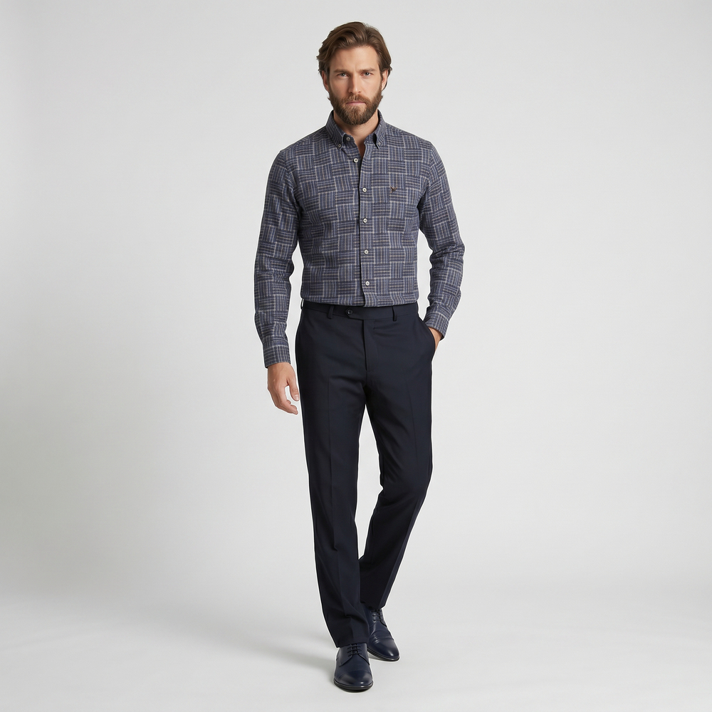 BLUPantolonBLU 180s % 100 Yün Klasik Pantolon
