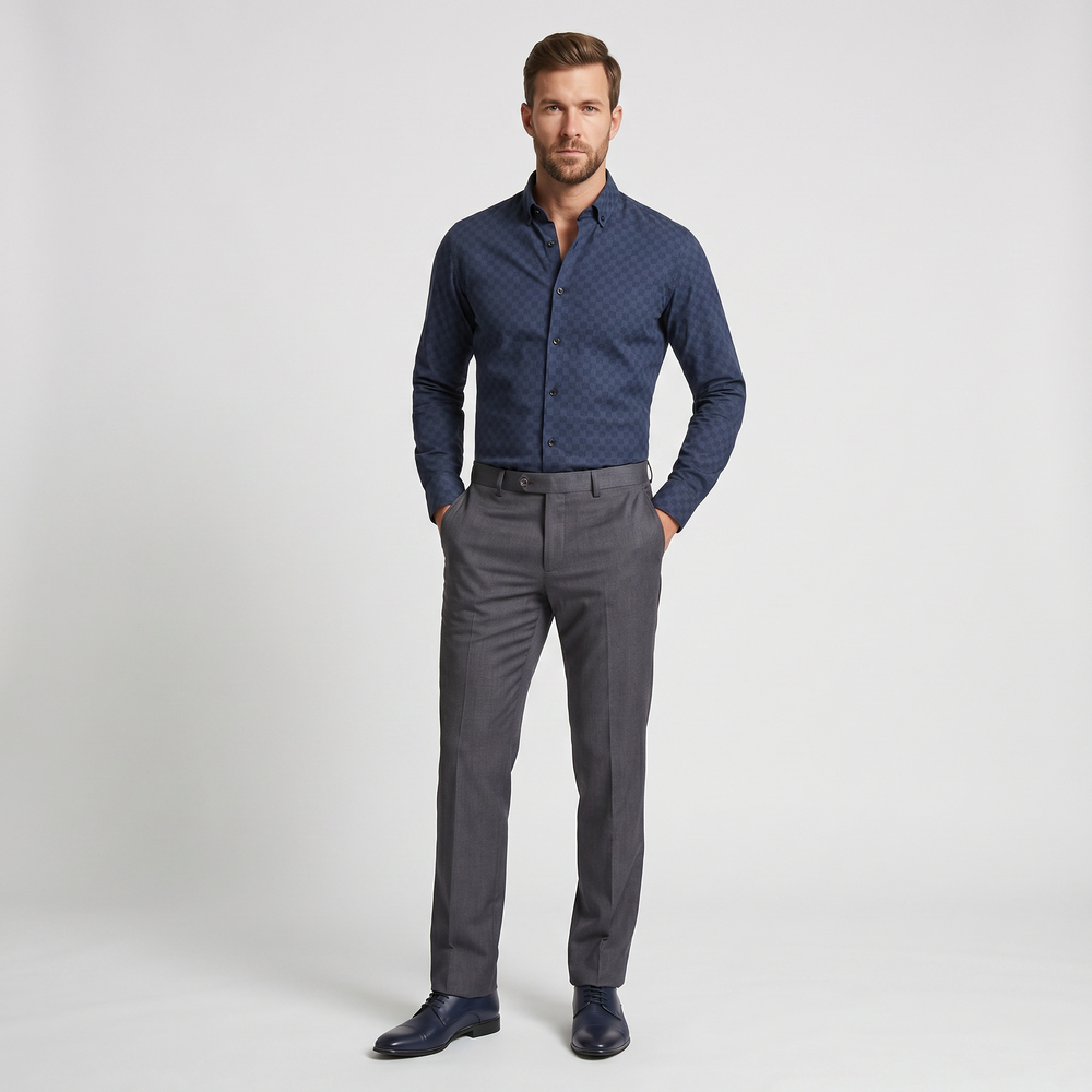 BLUPantolonBLU 190's %100 Yün Klasik Pantolon
