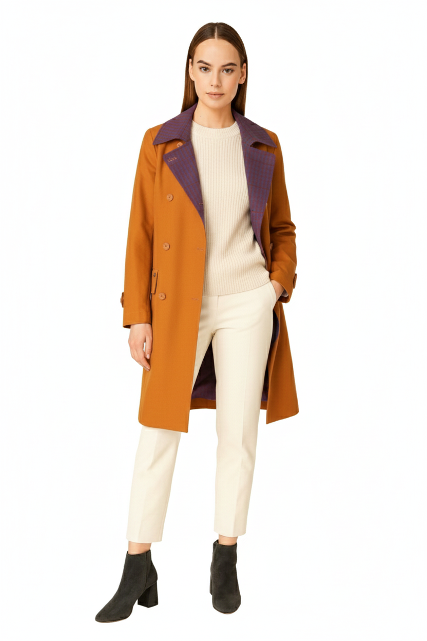 BLUPardösüBLU Kruvaze Pardösü