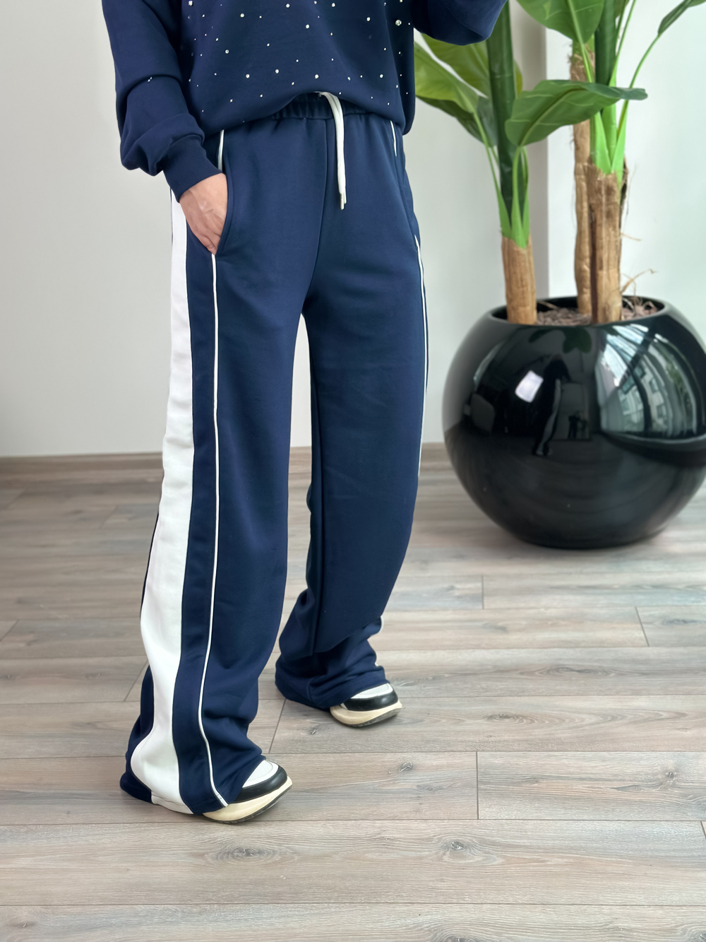 Arabiyeli Alt Eşofman LACİVERT