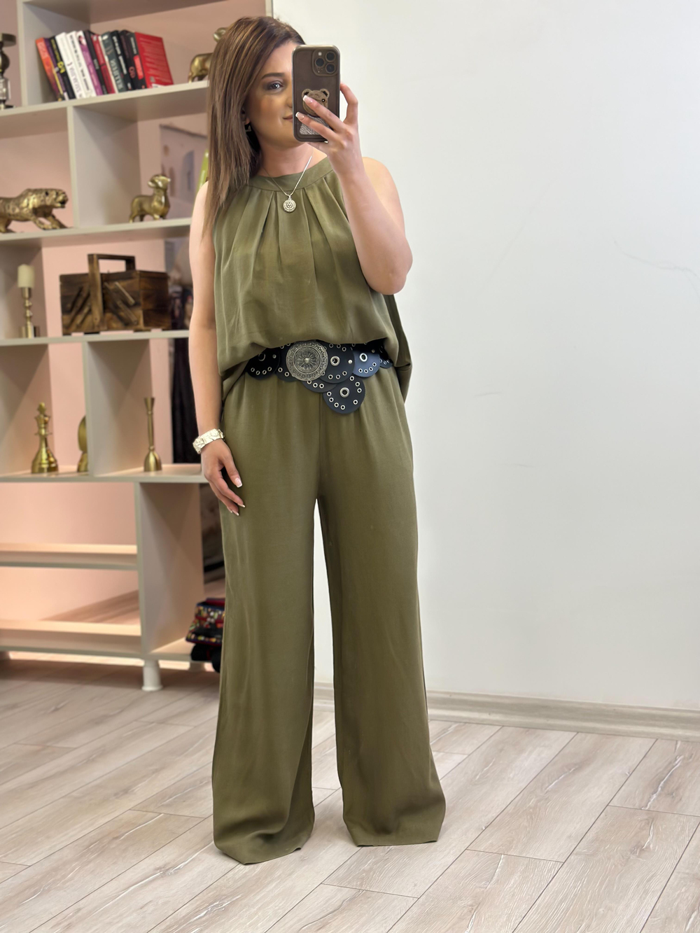 Beli Lastiki Salaş Pantolon HAKİ