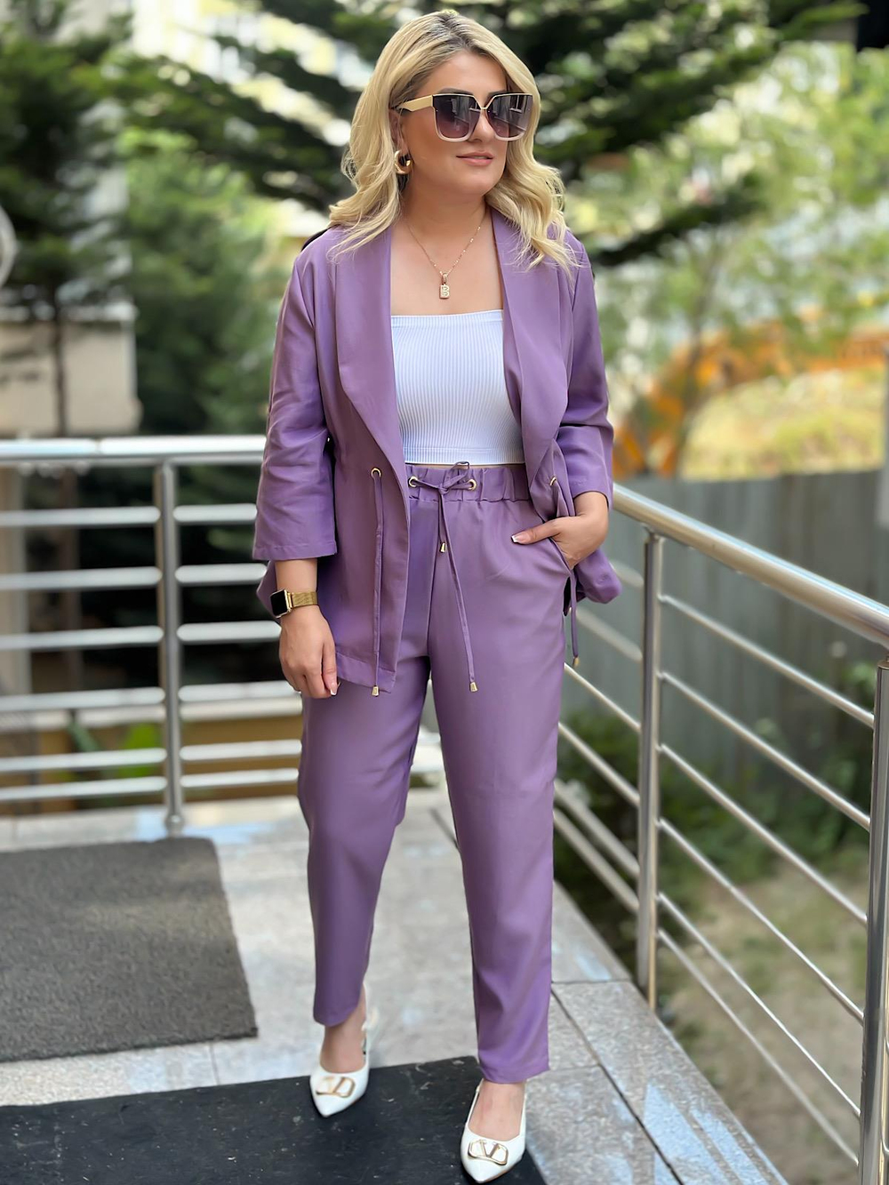 Ceket Pantolon Takım LİLA
