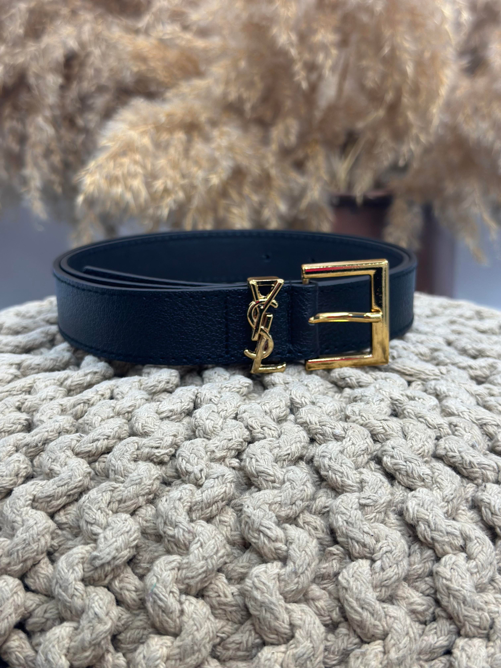 İthal Gold Silver Kemer SİYAH