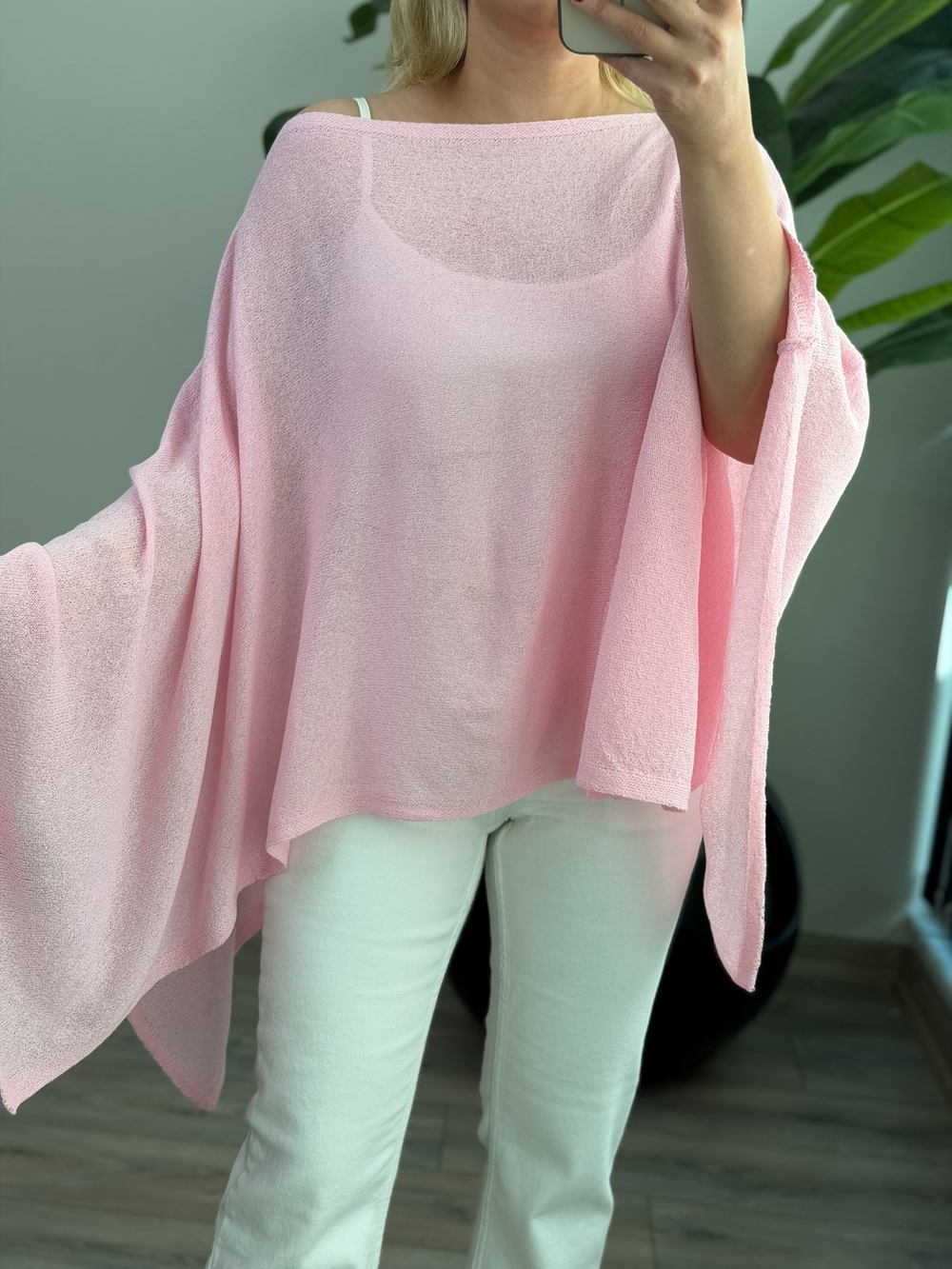 Kayık Yaka Panço PEMBE