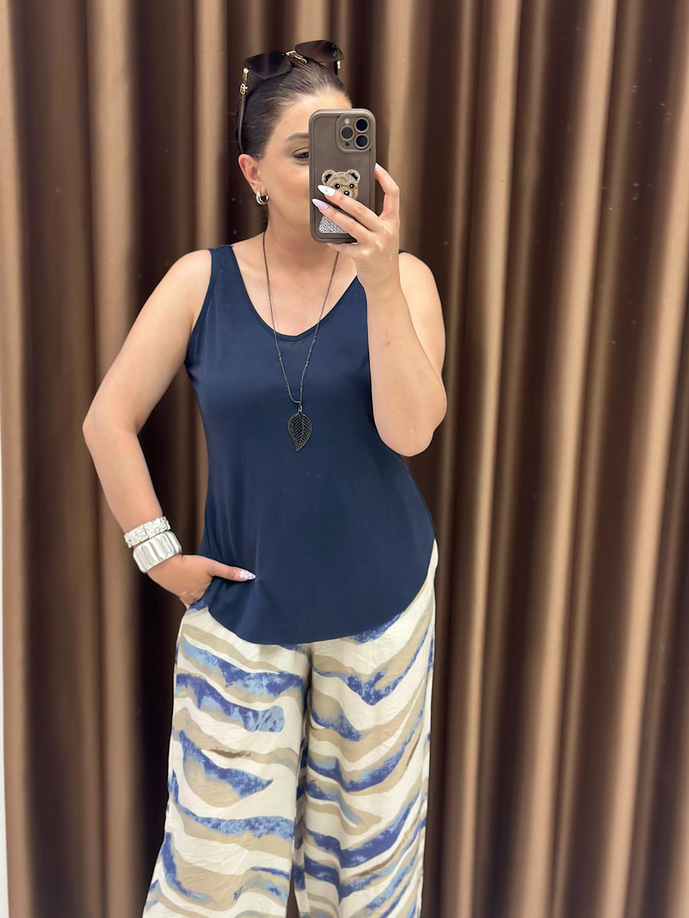Modal Bluz LACİVERT