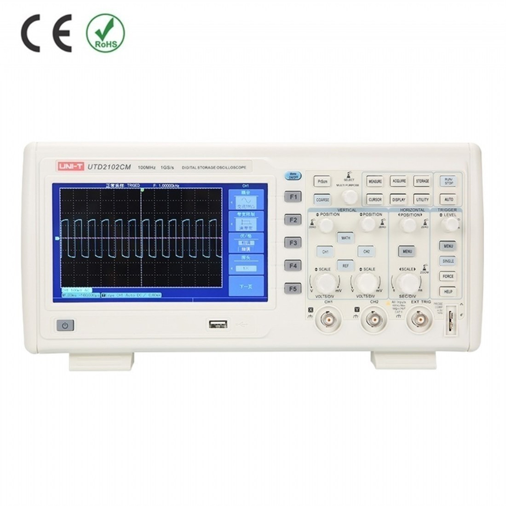100 MHz Çift Kanal Osiloskop UTD 2102CM