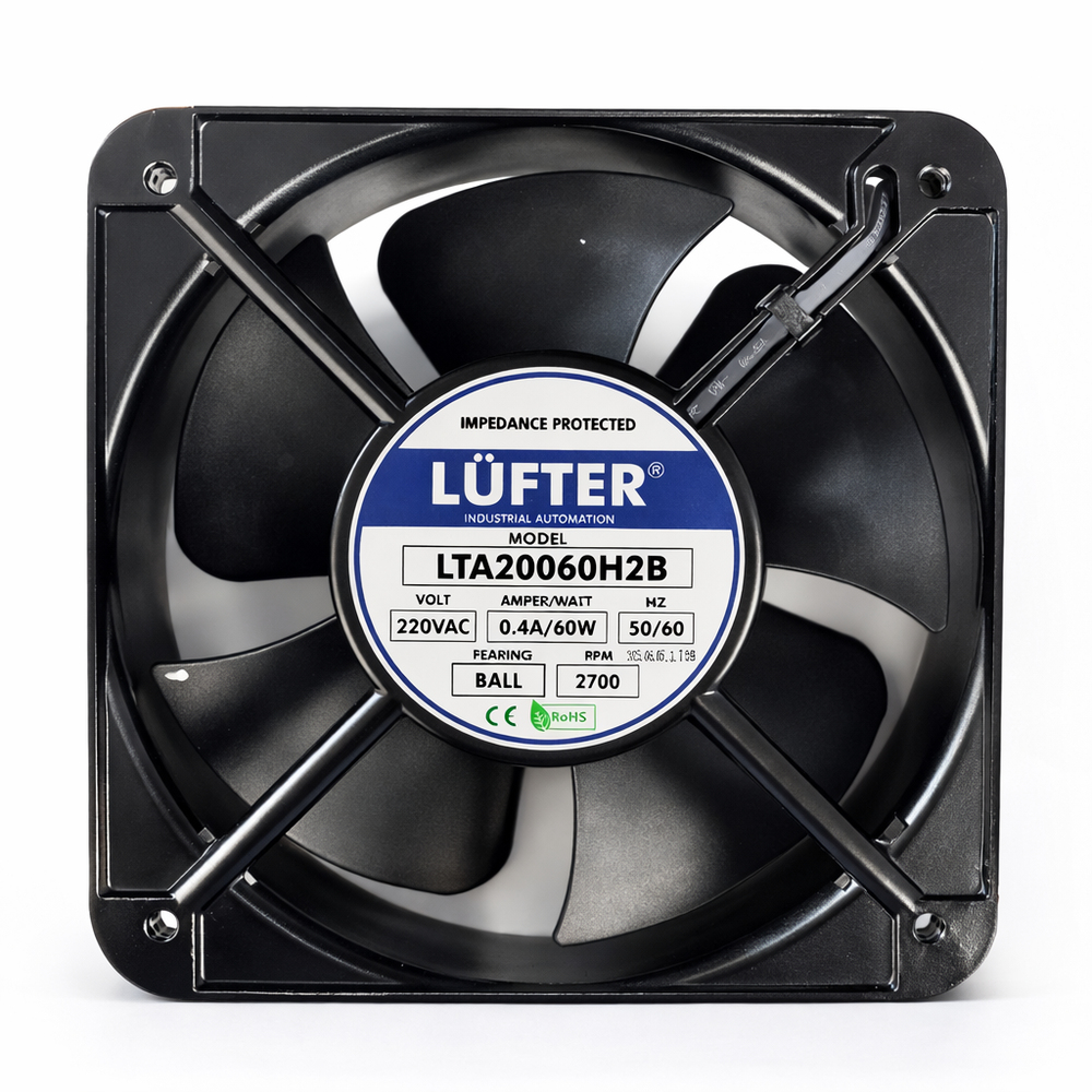 LTA20060H2B 200x200x60 220 VACLÜFTERKare Fanlar (Kare, Oval, Yuvarlak, Eksenel Fanlar)