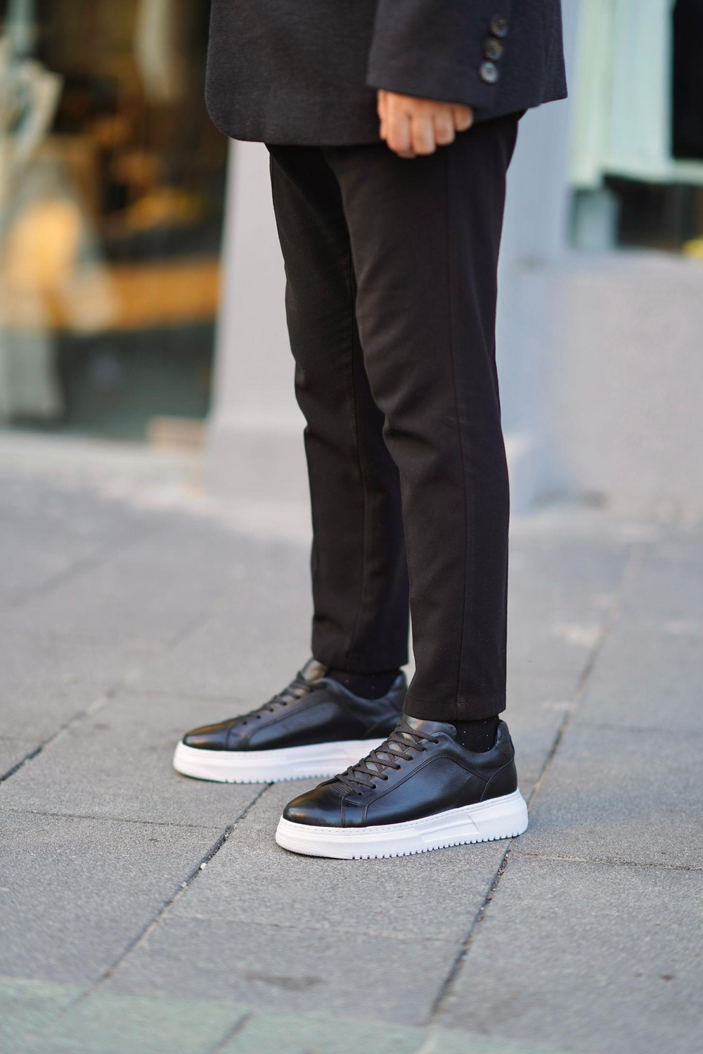 Armin Siyah Erkek Deri Ayakkabı
