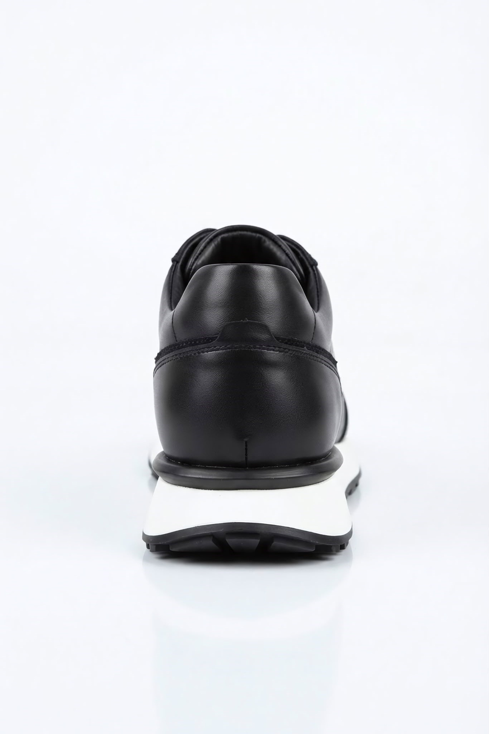 Drift Hakiki Antik ve Süet Deri Siyah Erkek Sneaker
