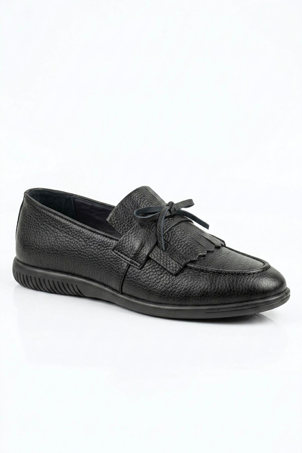 Hardy Black Men Leather Shoes