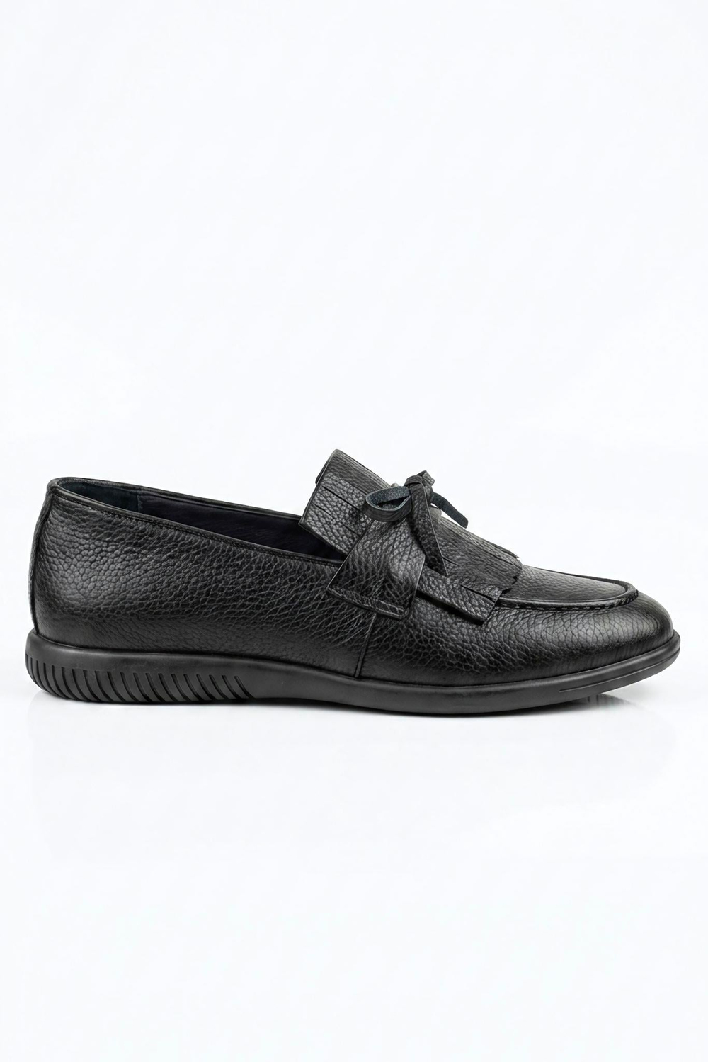 Hardy Black Men Leather Shoes
