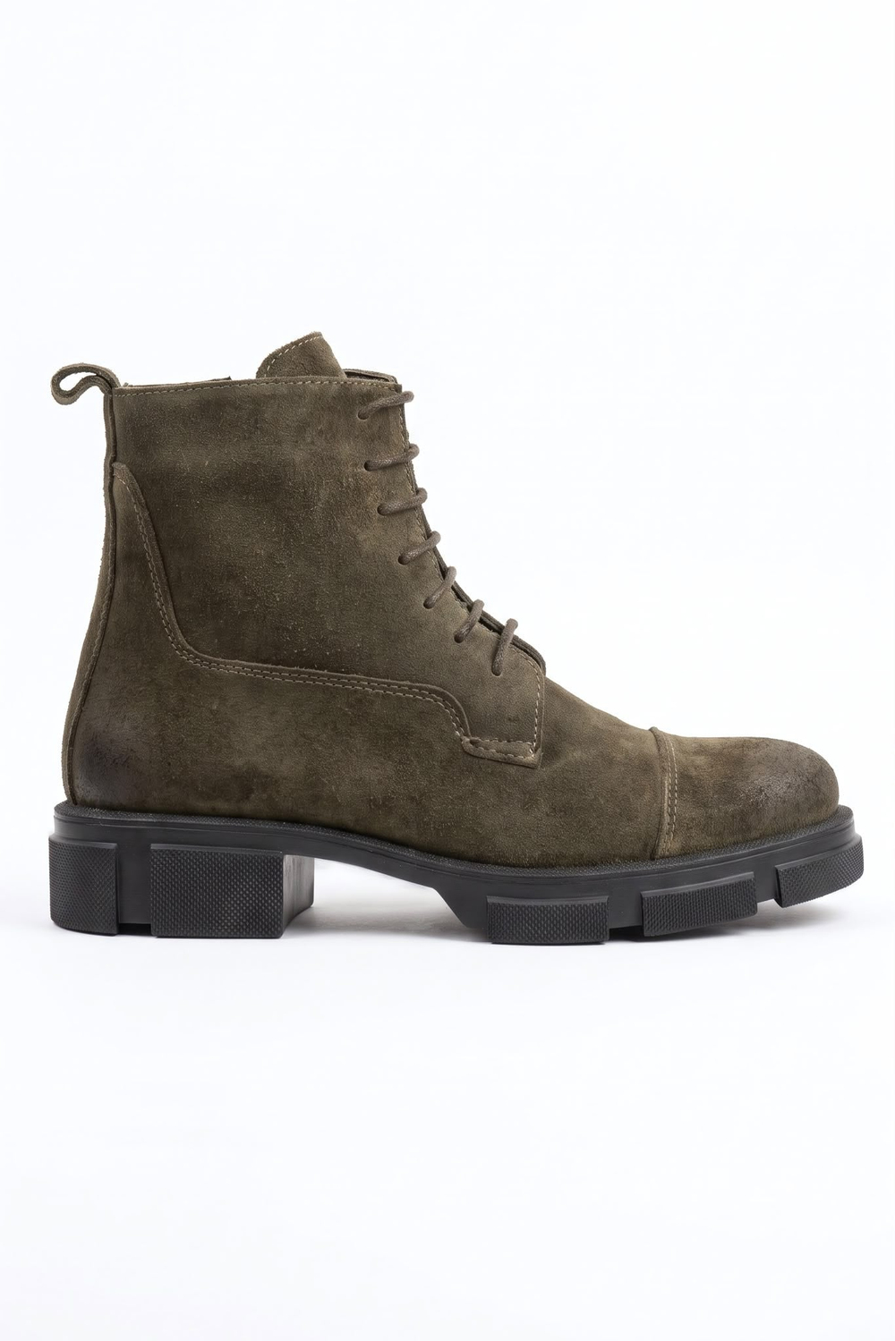 Rims Green Suede Men Leather Shoes