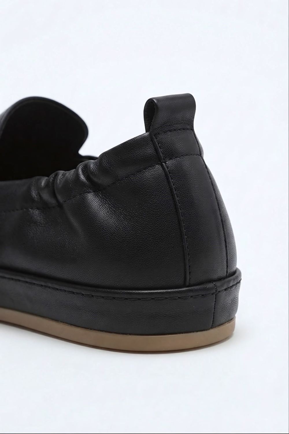 Riva Siyah Hakiki Deri Erkek Loafer