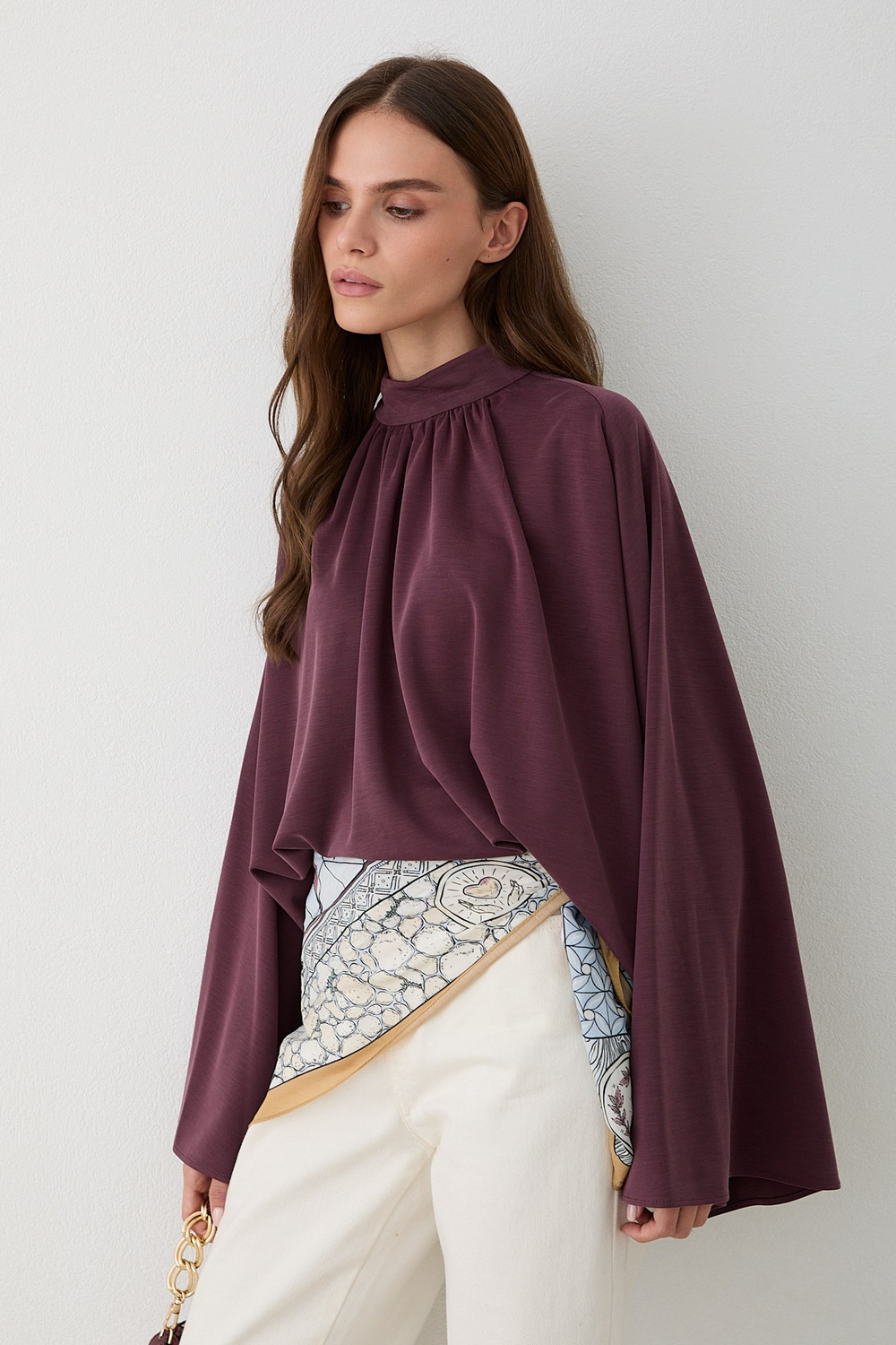 Lola Modal Gömlek - Mürdüm