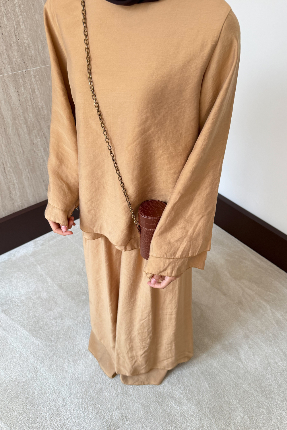Stella Pantolonlu Takım - Camel