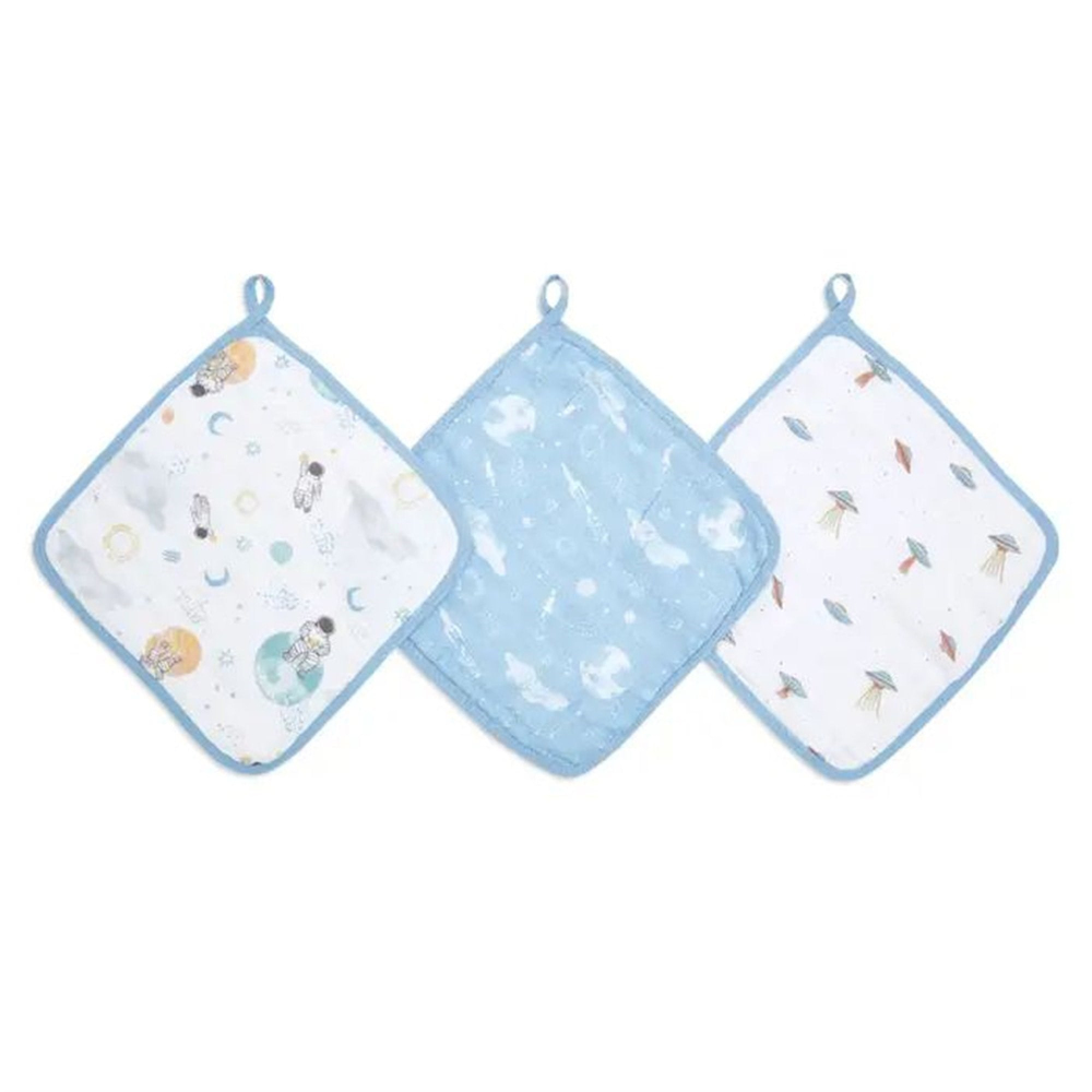 Aden & Anais - Space Explorers Kese 3'lü Set