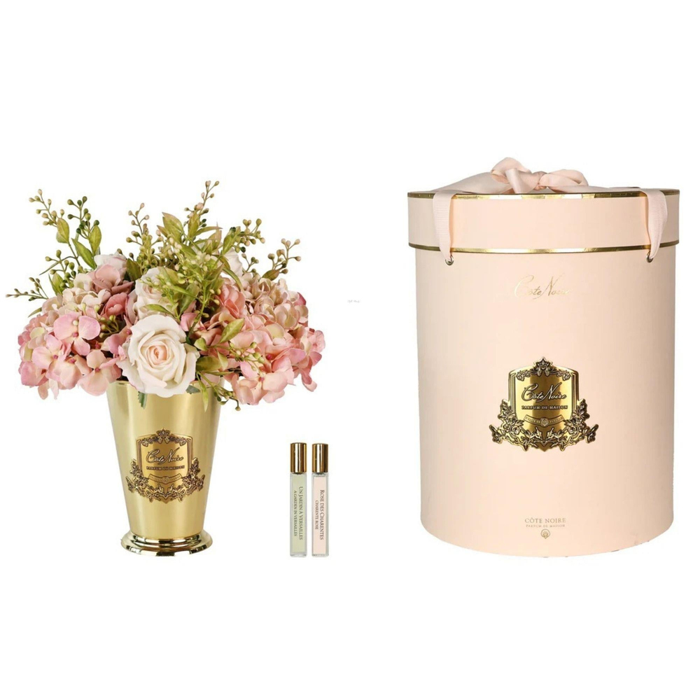 Cote Noire - Grand Summer Posy Pembe & Gold L
