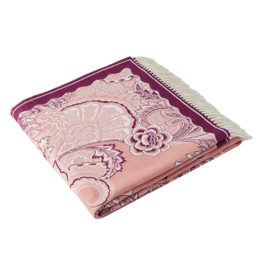 Etro - Bloom Pembe Koltuk Şalı 140x180