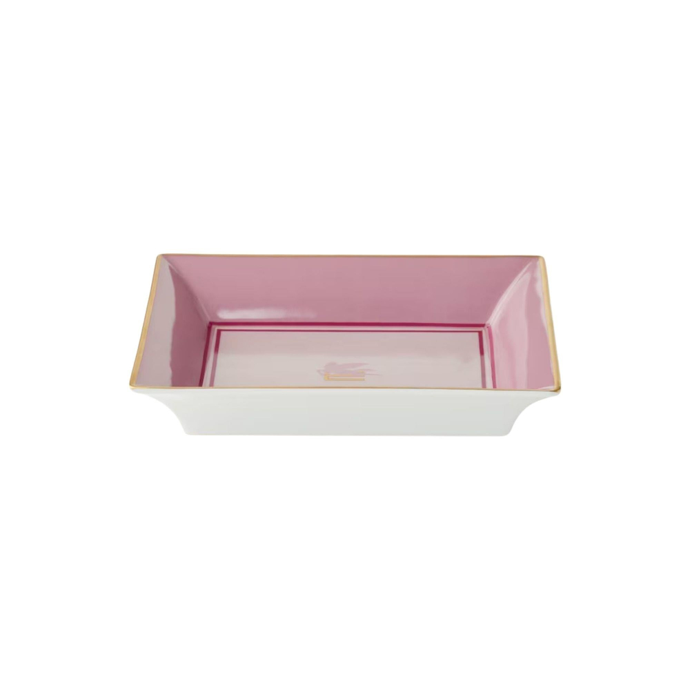 Etro - Dekoratif  Tabak Pembe 20x16