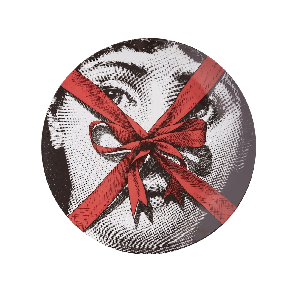 Fornasetti - N.171 Duvar Tabağı Gift Edition Kırmızı