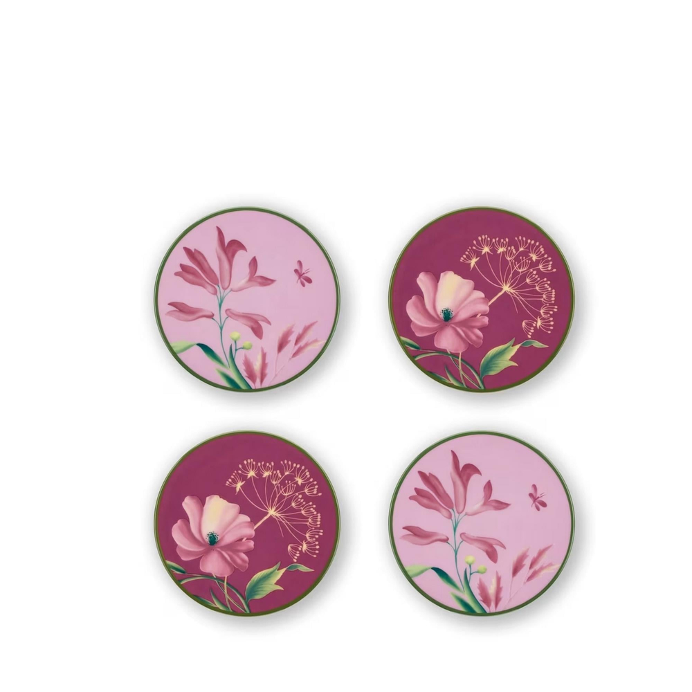 Ginori 1735 - Florenza Malva Bardak Altlığı 4'Lü Set