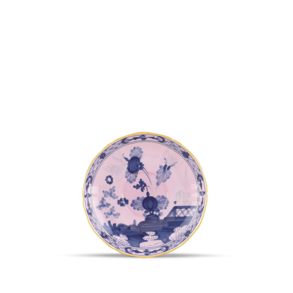 Ginori 1735 - Oriente Italiano Azalea Çay Fincanı Tabağı