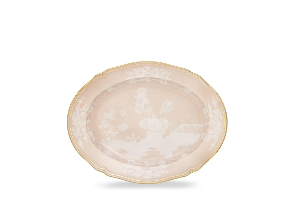 Ginori 1735 - Oriente Italiano Meringa 34 Cm Kayık Tabak