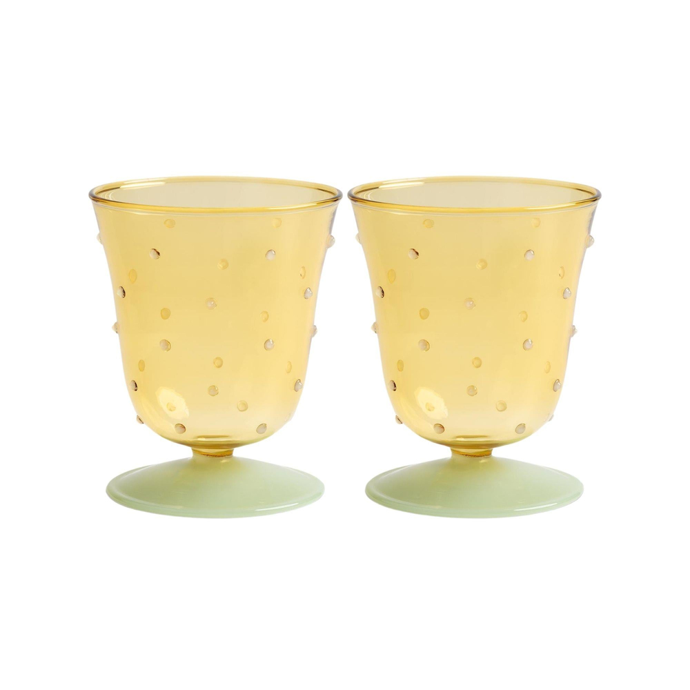 Klevering - Dot 2'li Bardak Set Sarı