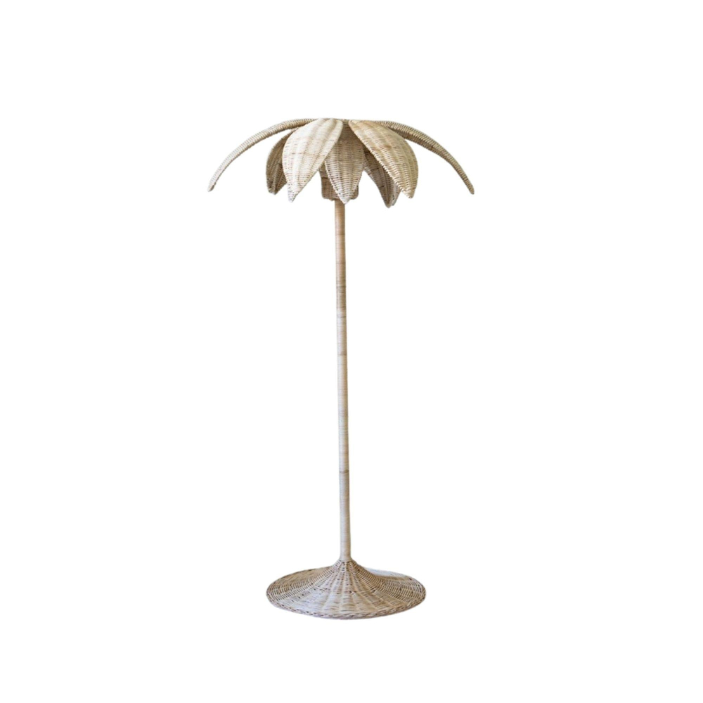 Mahe Home -Rattan Palmiye Dekoratif Aydınlatma L 