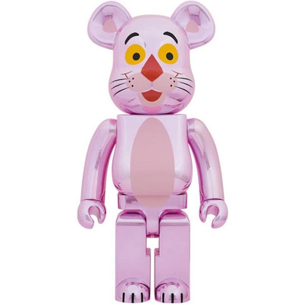 Medicom Toy - Be@rbrick Pink Panther Chrome Ver 1000%