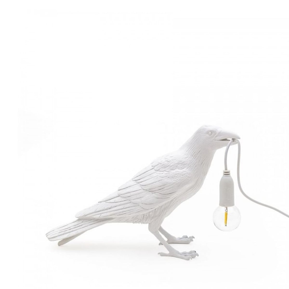 Seletti - Bird Lamp Waiting Beyaz