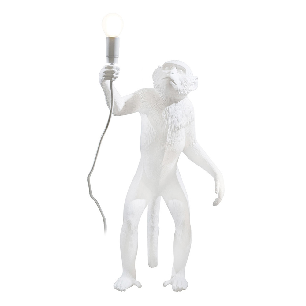 Seletti Monkey Lamp Handing - White