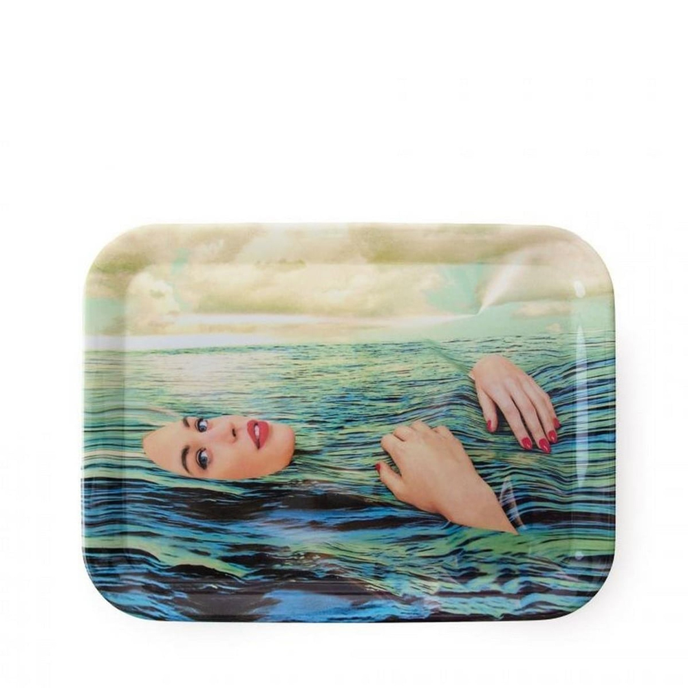Seletti - Toieletpaper Seagirl Melamin Tepsi