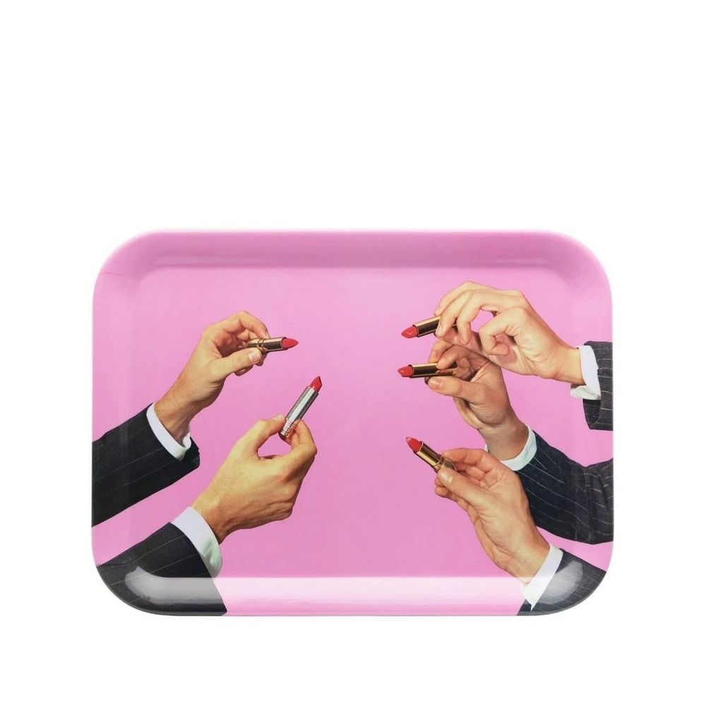 Seletti - Toiletpaper Lipstick Tepsi