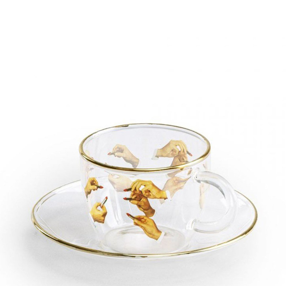 Seletti - Toilettepaper Rujlu Kahve Fincanı