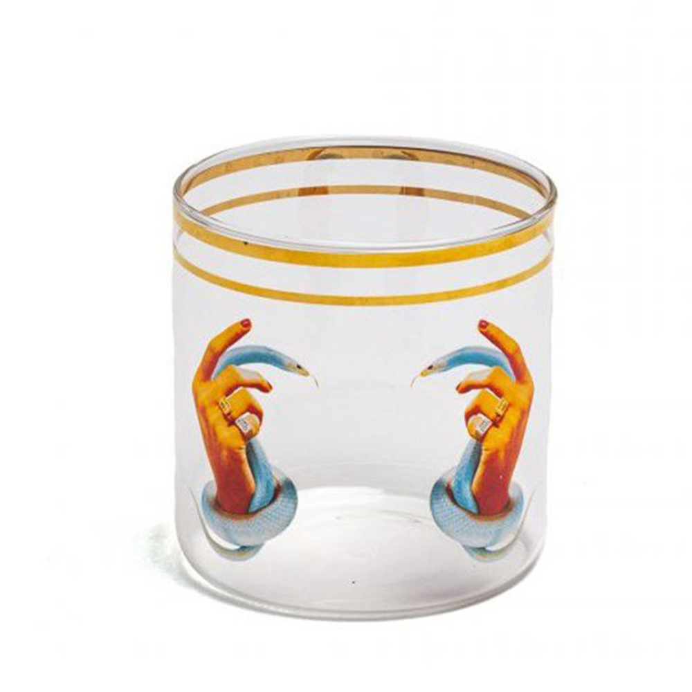 Seletti - Toilettepaper Yılanlı El Su Bardak